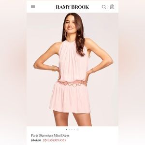 Ramy Brook blush pink dress